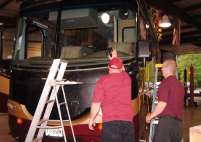 RV windshield repair